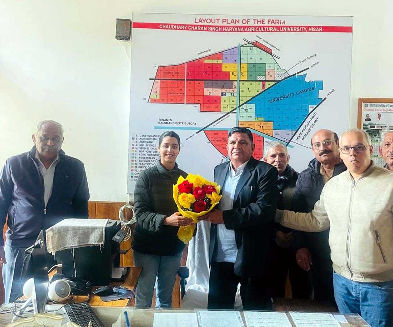 डॉ. ओ.पी. बिश्नोई, हकृवि फार्म निदेशक, गेहूं वैज्ञानिक, किसान कल्याण, Haryana Agriculture, कृषि नेतृत्व, HAU Hisar